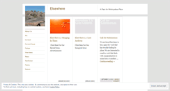 Desktop Screenshot of elsewherelitmag.com
